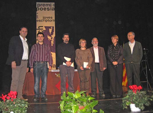 A la imatge, els guanyadors i patrocinadors. Foto: Marta Cornudella