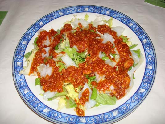 Un dels plats del menú del restaurant Lo Lluís;