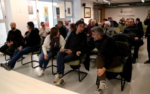 Reunió d'ajuntaments i consells comarcals a Mòra d'Ebre (Foto: ACN)