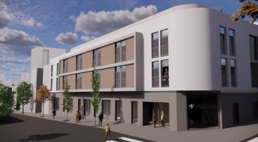 Projecció virtual del nou edifici de la residència.