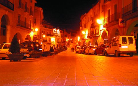 Imatge nocturna de la ciutat