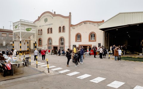 La festa de Cervià, en una edició anterior. (foto: Xavi Minguella)