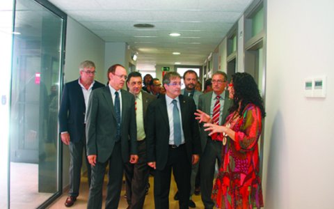 L'exconseller Ausàs va inaugurar el centre oficialment el passat 3 d'octubre.